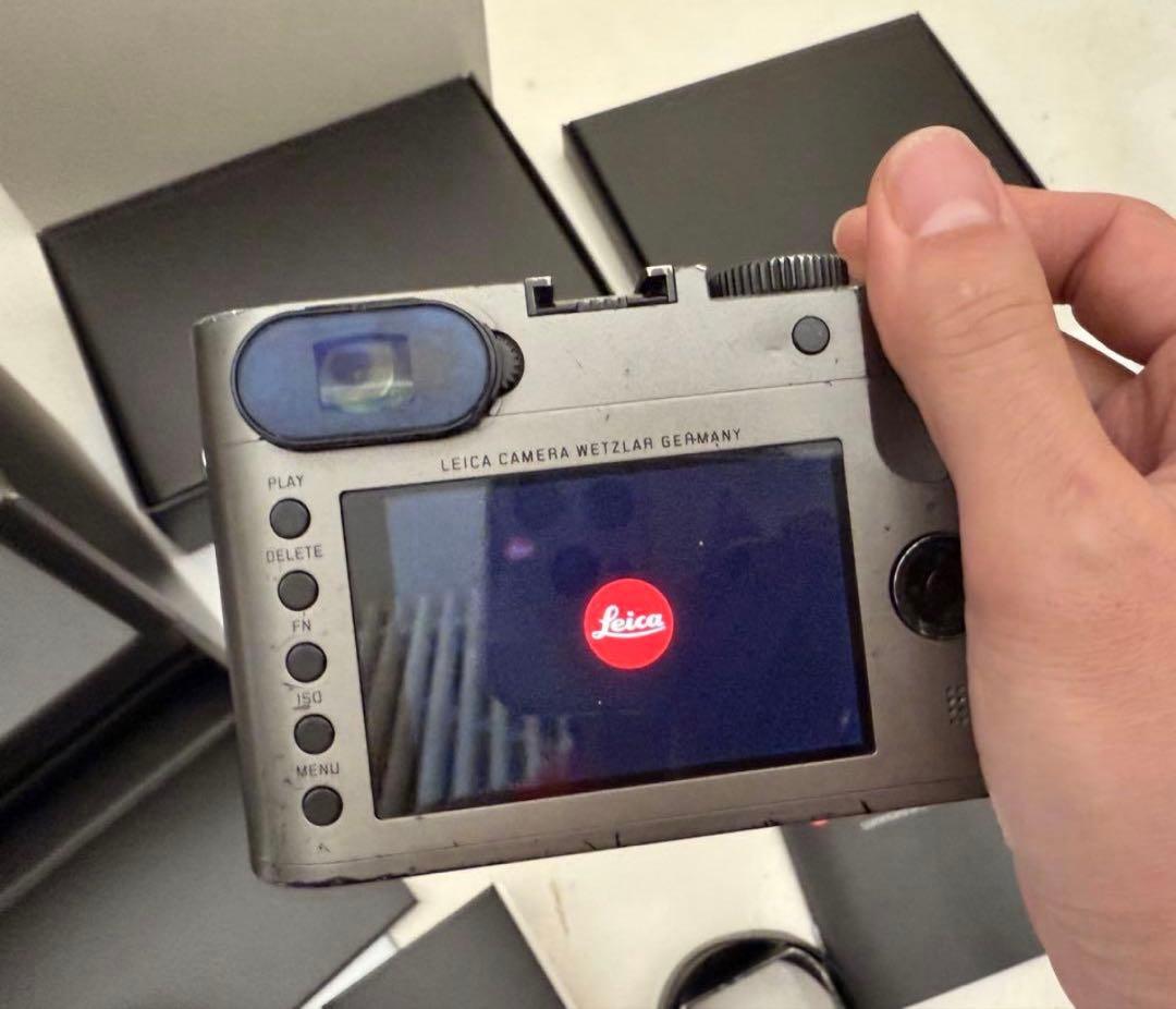 Leica Compact Digital Camera Q Titanium Grey Titianium Lacquered