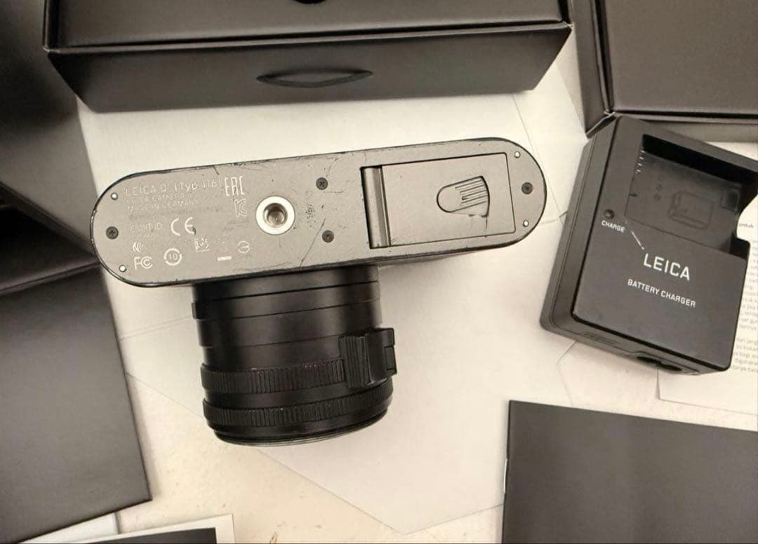 Leica Compact Digital Camera Q Titanium Grey Titianium Lacquered