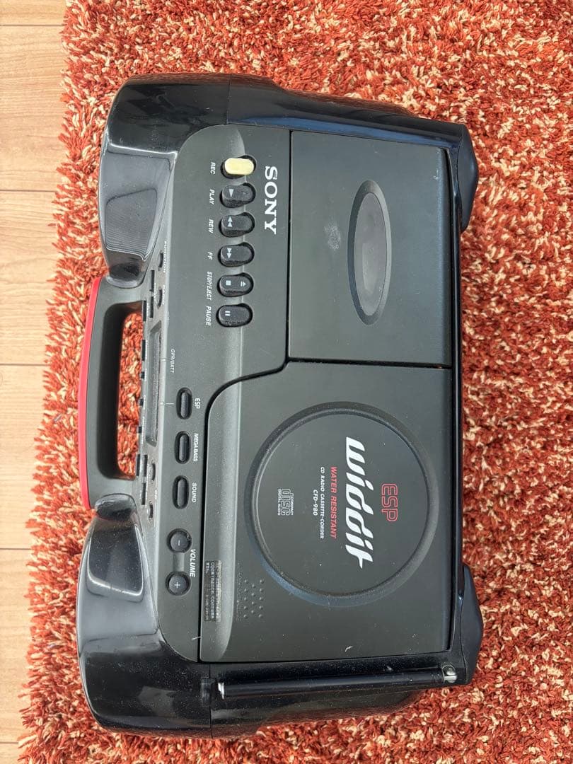 Cd Md Cassette Deck Sony Cfd-980 Esp