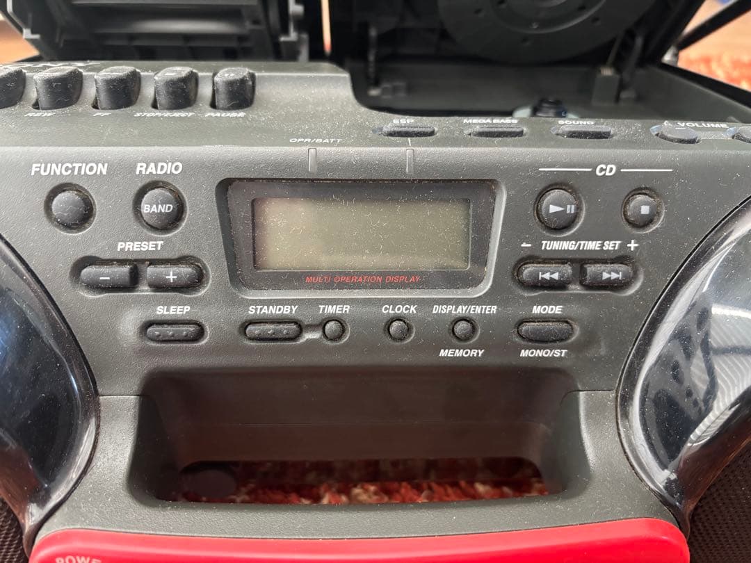 Cd Md Cassette Deck Sony Cfd-980 Esp