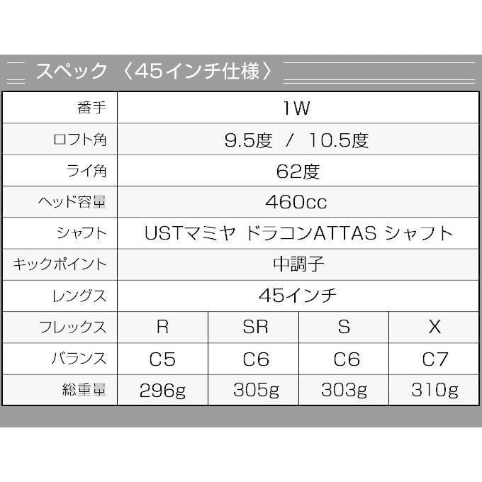 Driver 45 Sle 9.5 10.5 Ust Attas R Sr S X