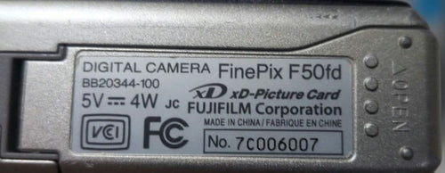 Fujifilm Compact Digital Cameras Finepix F50Fd