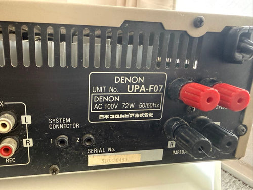Denon Other Cd Upa-F07 Ucd-F07 Dmd-F06