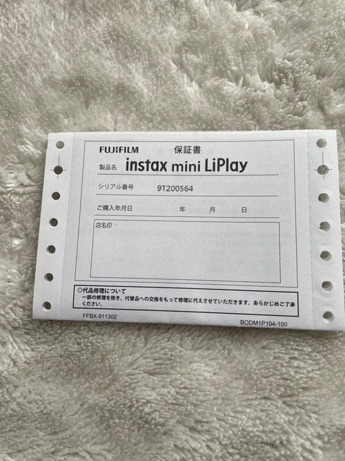 Fujifilm Instant Cameras Instax Mini Liplay+ 4