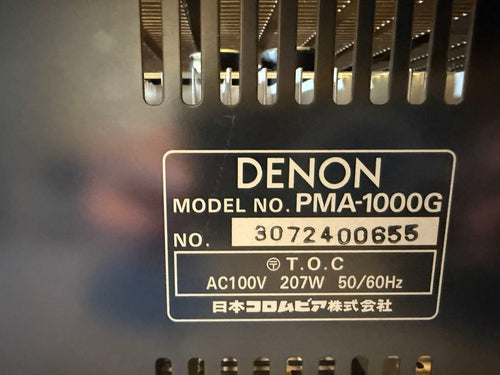 Denon Integrated Amplifiers Pma-1000G