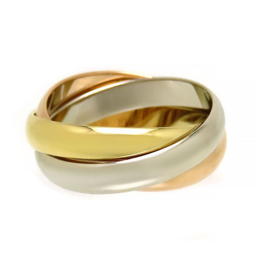 Cartier Ring #51 750 (K18Wg K18Yg K18Pg)