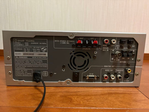 Sharp Mini -Component Sd-Vh90 Dvd1