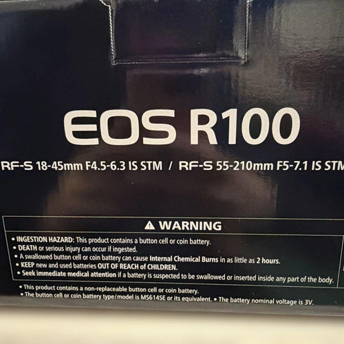 Canon Mirrorless Interchangeable Lips Eos R100 Rf-S