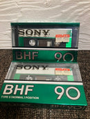 Sony Cassette Tapes Bhf 90 2
