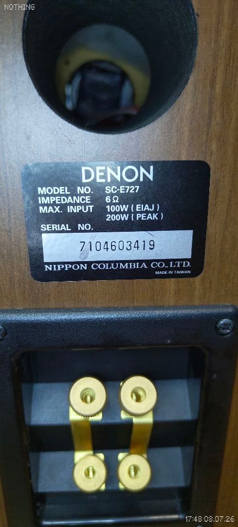 Denon Speakers Sc-E727