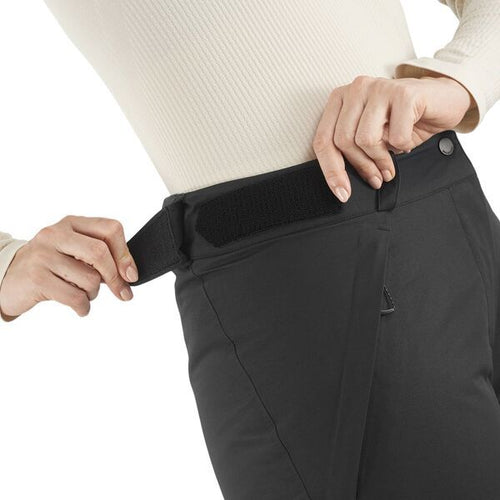 Casual Pants Salomon Womens Bashley Puff Ski Deep Black