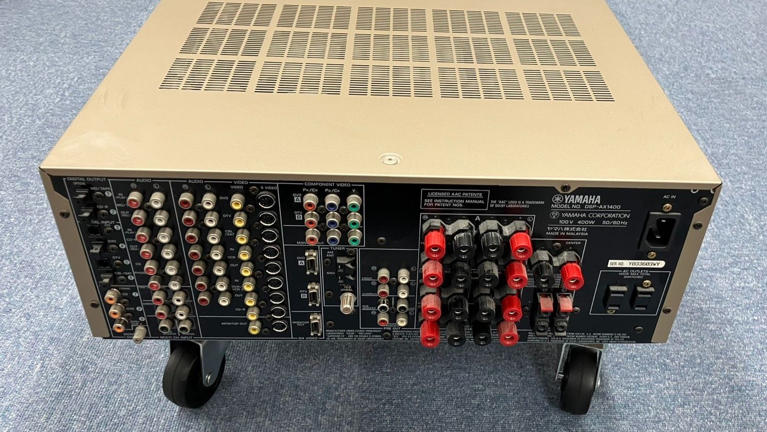 Yamaha Av Amplifier H024-Sa4-309 Natural Sound Dsp-Ax1400