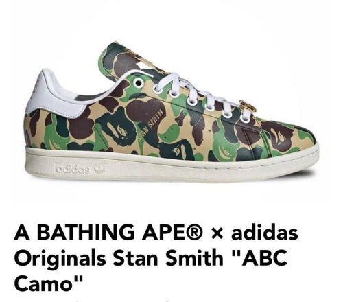 A Bathing Ape Sneakers Stan Smith Bape Ig8949