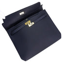 Hermes Sac à main 36 Y Bleu Nuit(