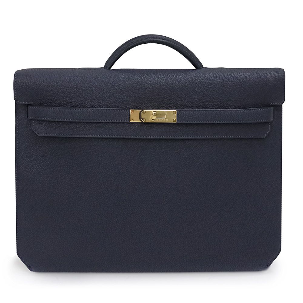 Hermes Handbag 36 Y Bleu Nuit(