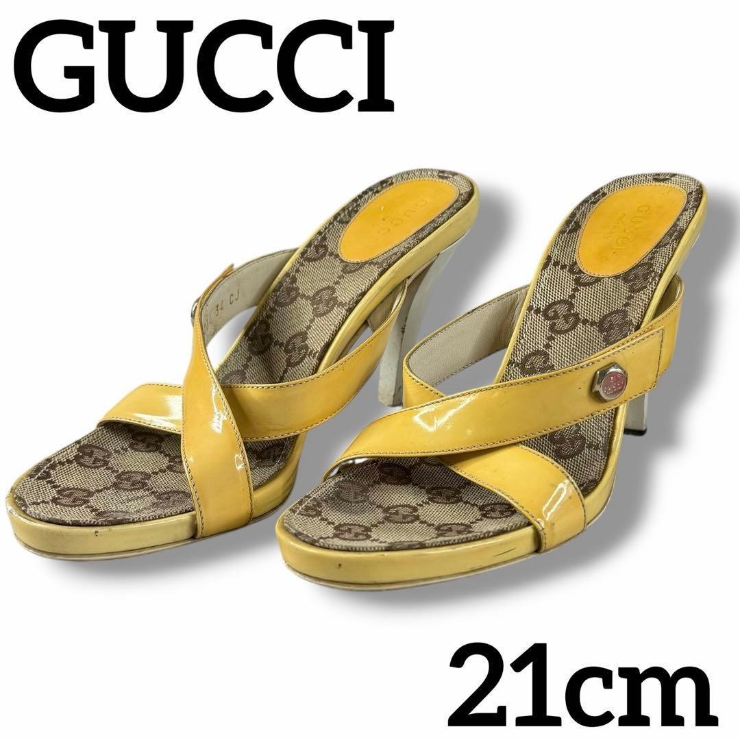 Gucci Sandals Gg Vintage 21