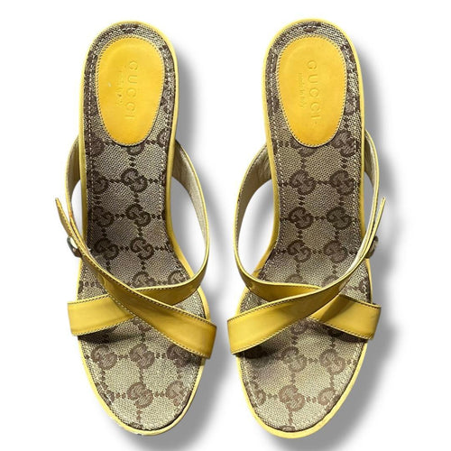 Gucci Sandals Gg Vintage 21