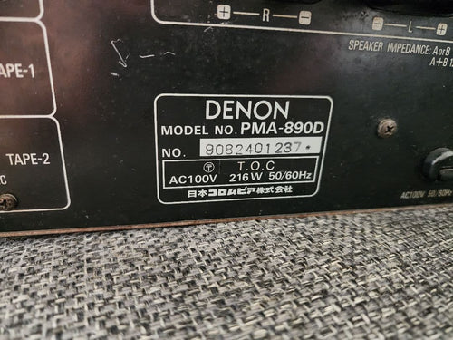 Av Amplifier Denon Pma-890D