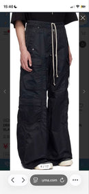 Rick Owens Drkshdw Work Pants, Cargo Painter'S Double Jumbo Belas