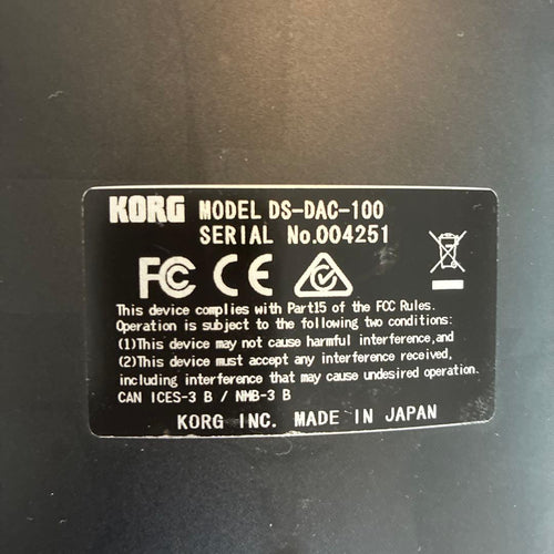 Korg Dac Ds -100