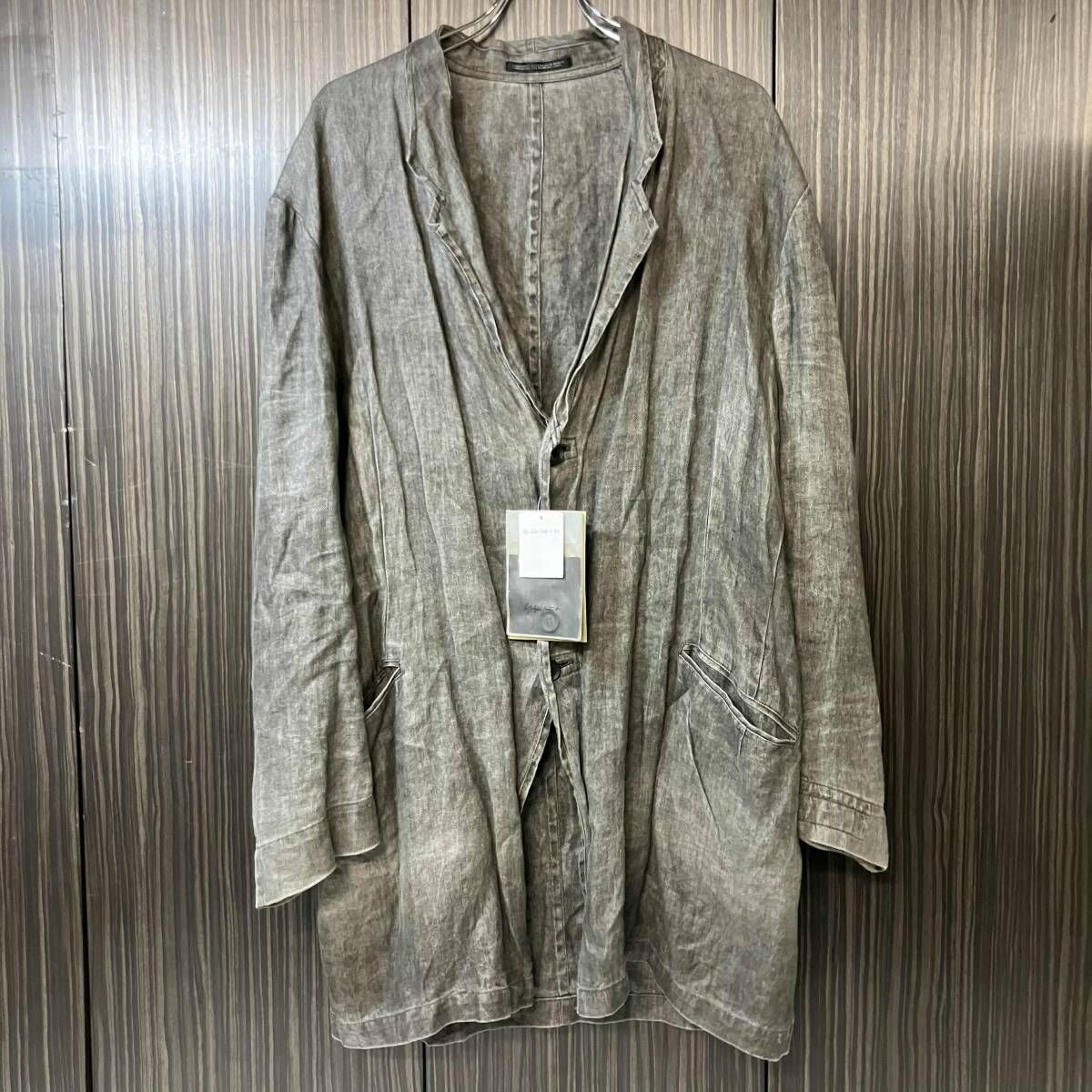 Tailored Jacket 24Ss Yohji Yamamoto Pour Homme Ink Dyed Twill Lapel Switching