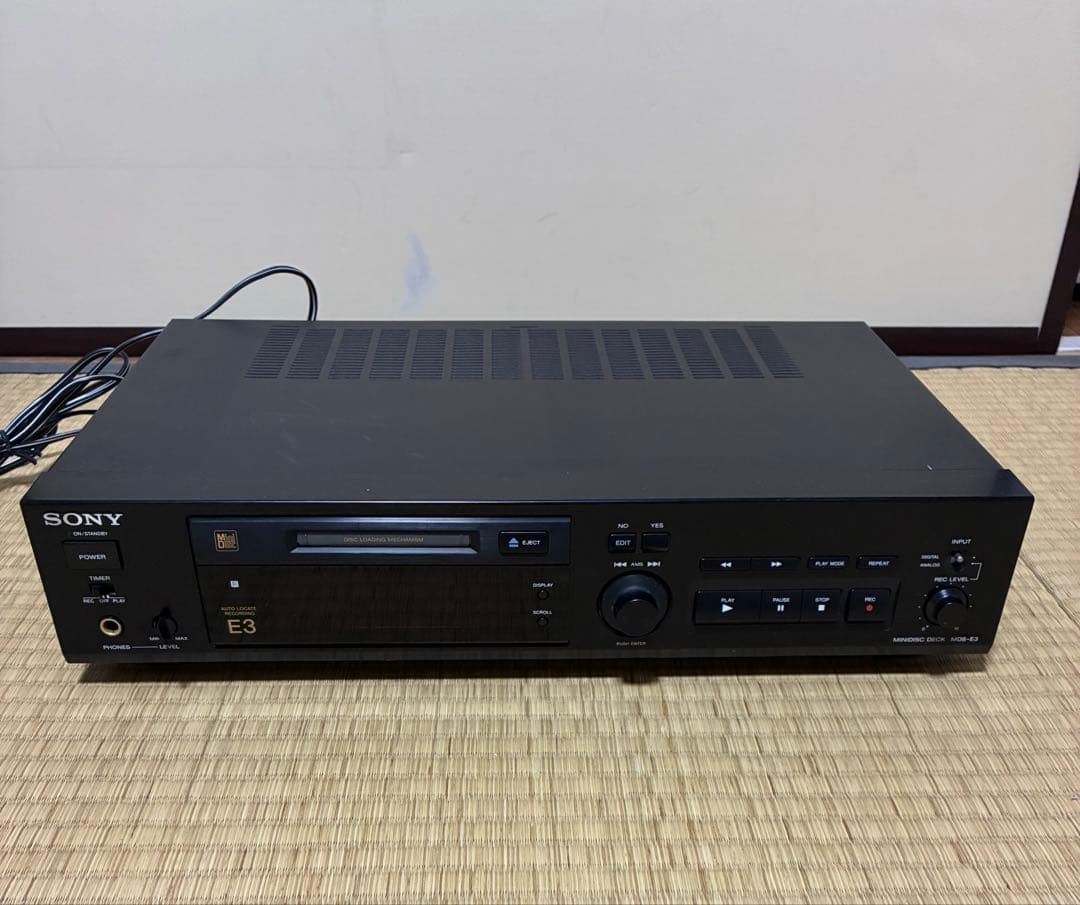 Sony Cd Md Cassette Deck Mds-E3