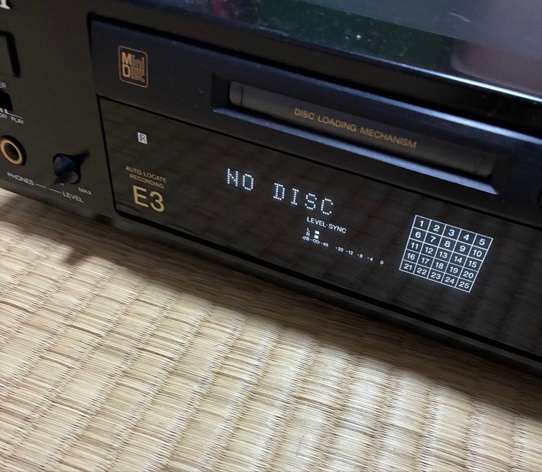 Sony Cd Md Cassette Deck Mds-E3