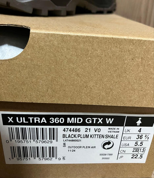 Salomon Mountaineering Trekking Boots X Ultra 360 Mid Gore-Tex