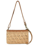 Handbag The Sak Vita Convertible Small Wristlet Shoulder Natural Primrose Straw