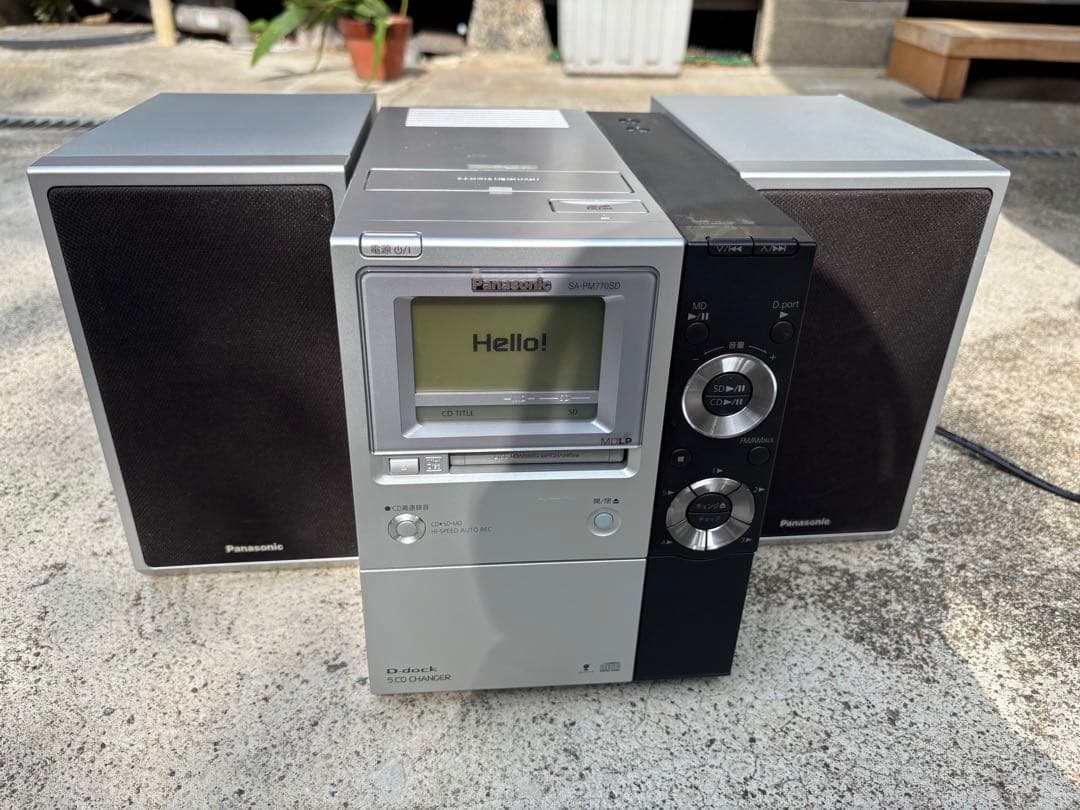 Panasonic Mini Component Systems Sa-Pm770Sd