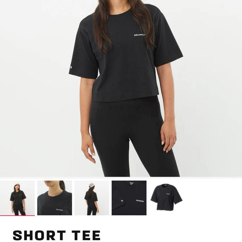Salomon Short-Sleeve Logo Short Tee T M