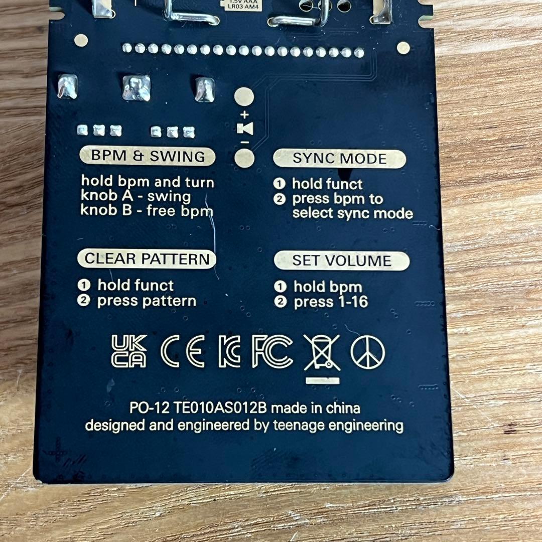 Rhythm Machines Ok Teenage Engineering Po-12