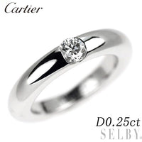 Cartier Ring K18Wg 0.25Ct 49