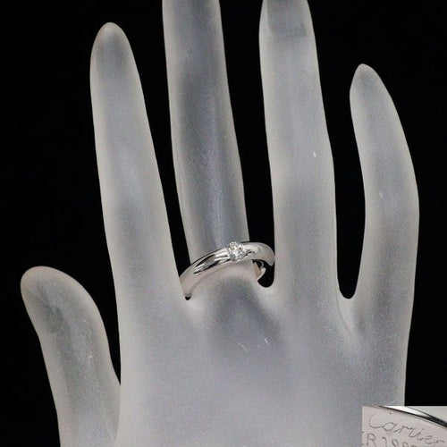 Cartier Ring K18Wg 0.25Ct 49