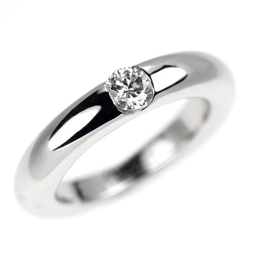 Cartier Ring K18Wg 0.25Ct 49