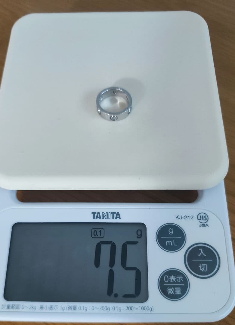 Cartier Ring K18Wg 50