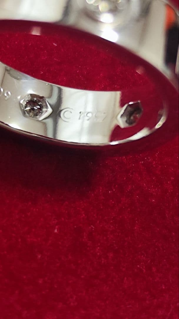 Cartier Ring K18Wg 50