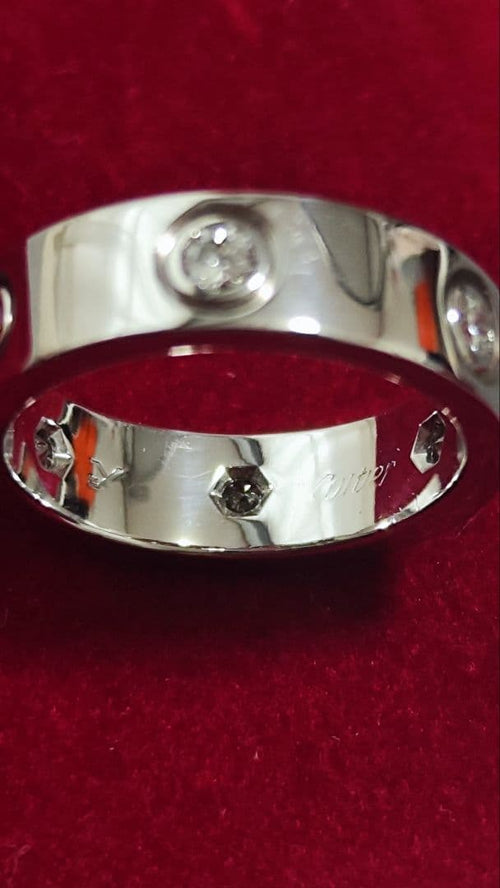Cartier Ring K18Wg 50