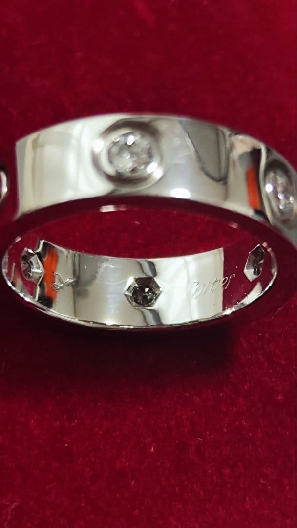Cartier Ring K18Wg 50