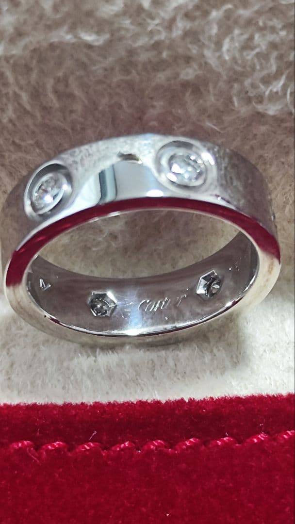 Cartier Ring K18Wg 50