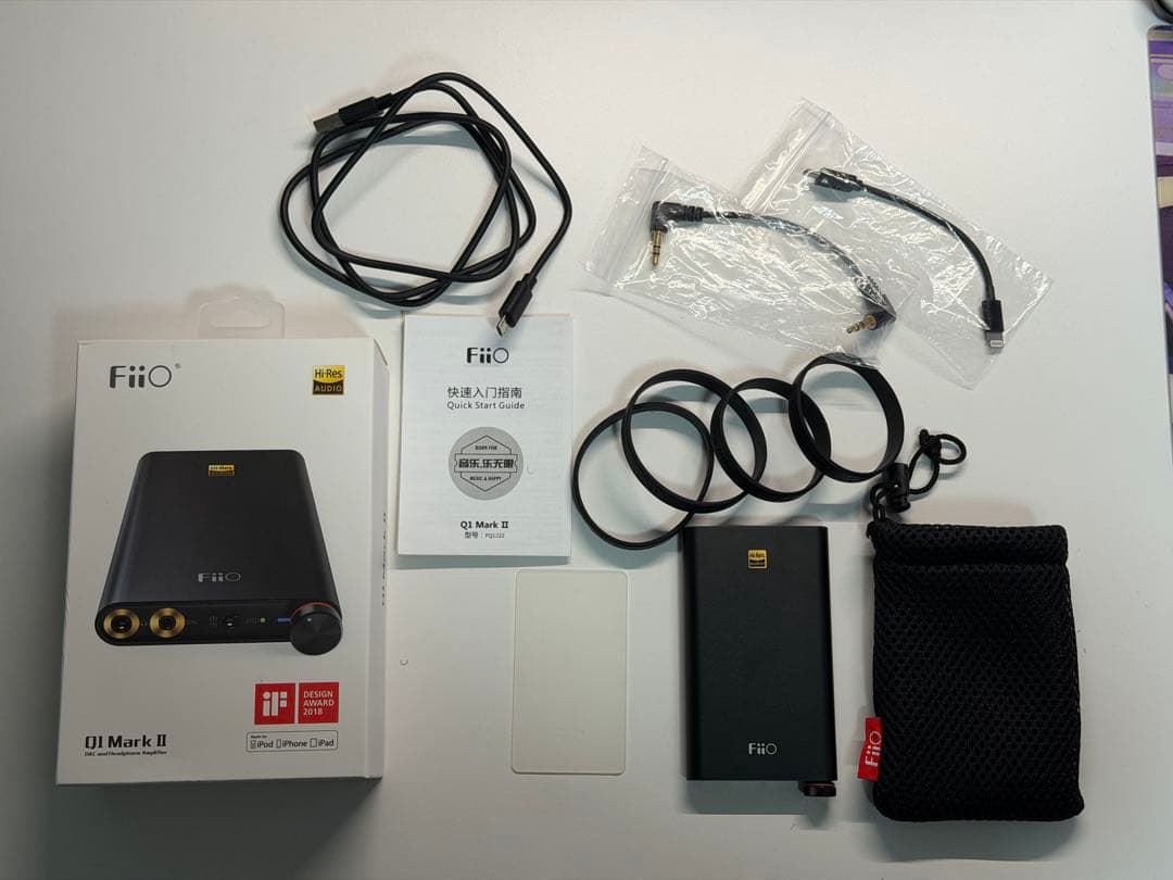 Portable Amplifier Dac Fiio Q1 Mark Ii