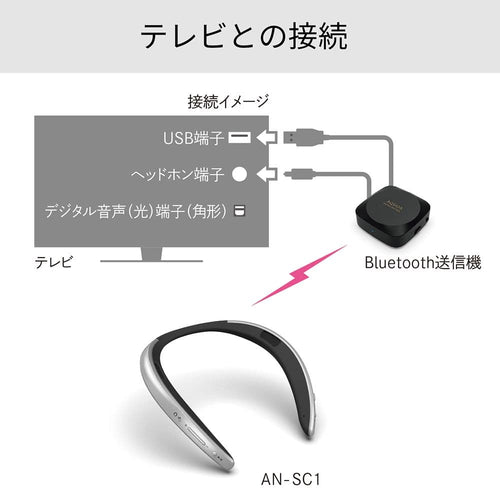 Sharp Wireless Headphones An-Sc1 Ai