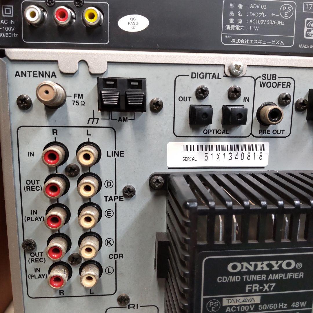 Onkyo Mini -Component Dvd/Cd/Widefm/Am/Aux/Opt