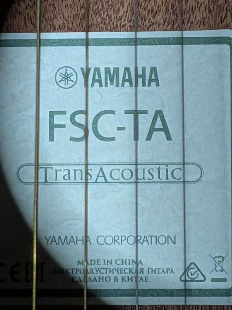Yamaha Acoustic Guitars Fsc-Ta