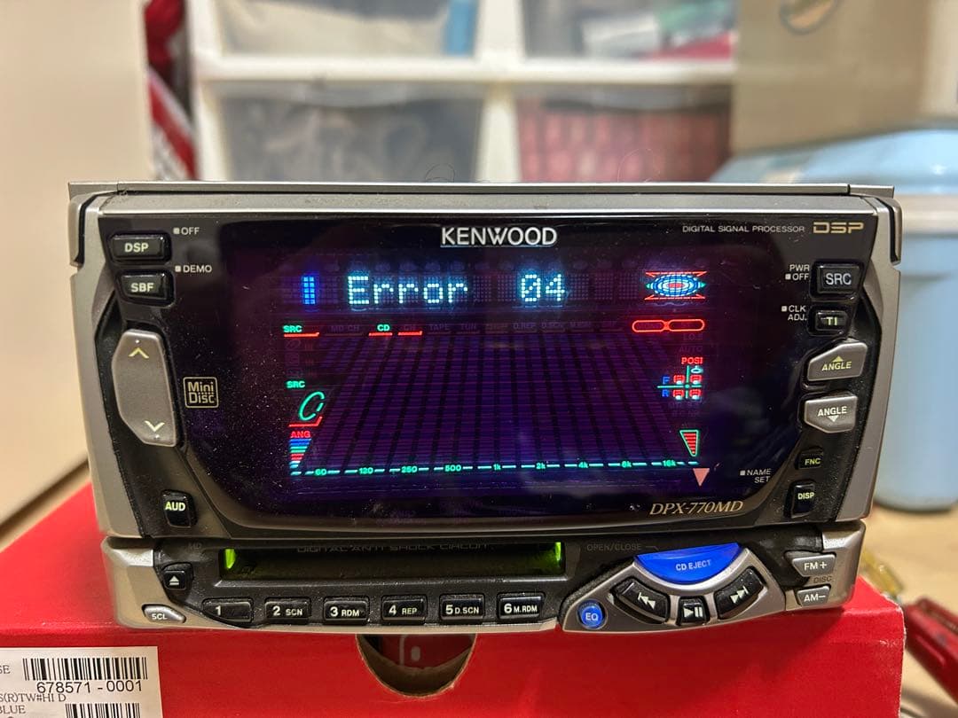 Kenwood Decks, Players Changers Dpx-770Md Cd Md 2Din