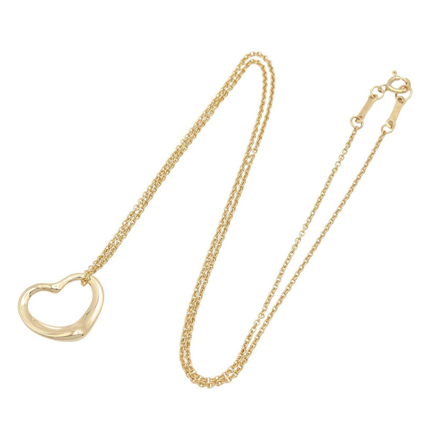 Tiffany Necklace Co K18 Used A