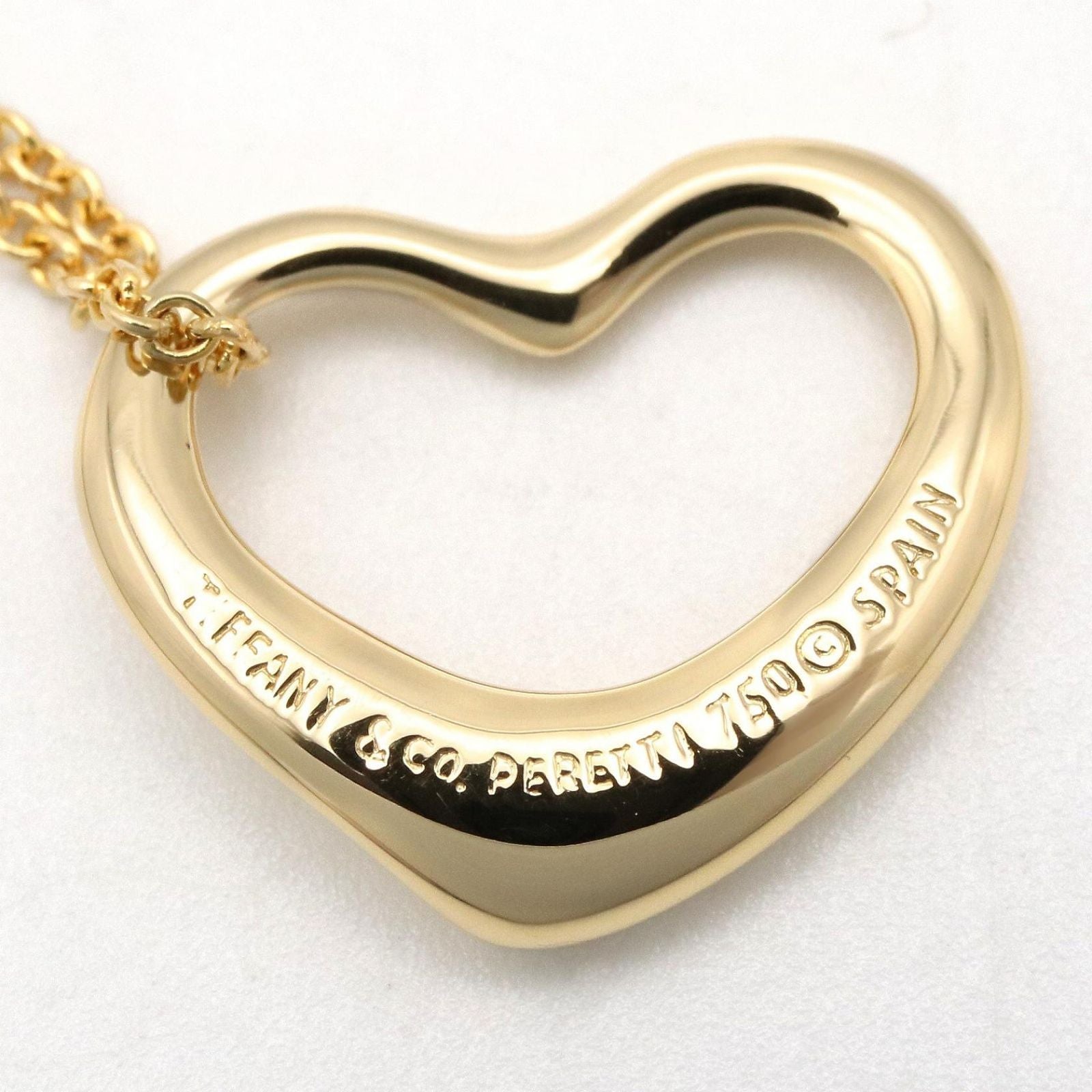 Tiffany Necklace Co K18 Used A