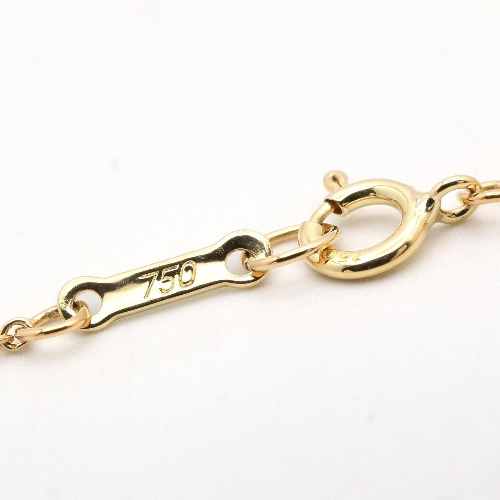 Tiffany Necklace Co K18 Used A