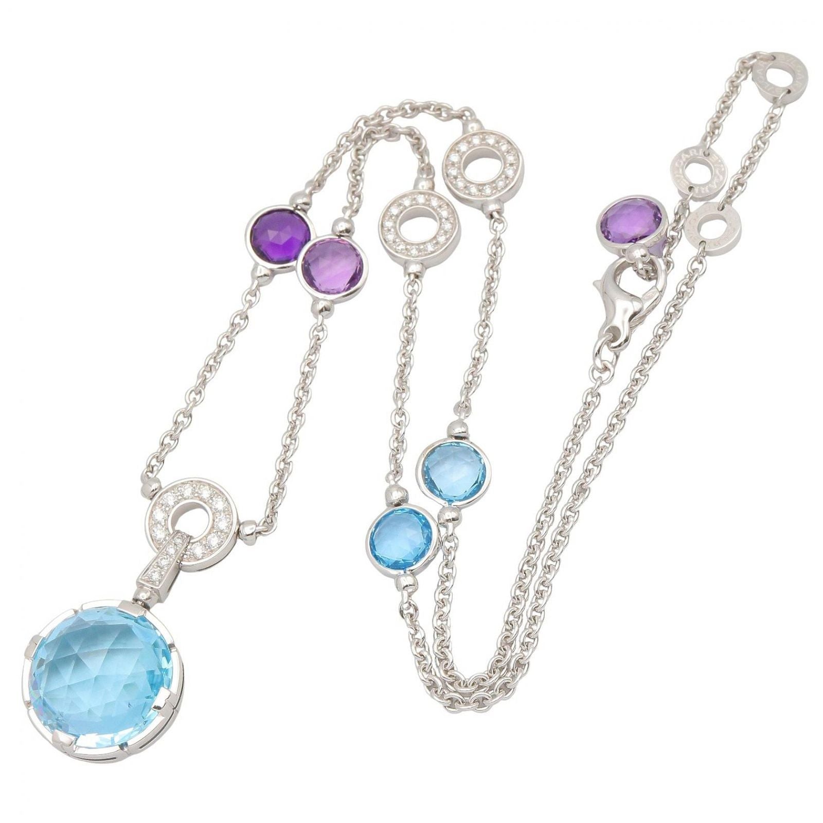 Bvlgari Necklace 38.5/45 K18Wg