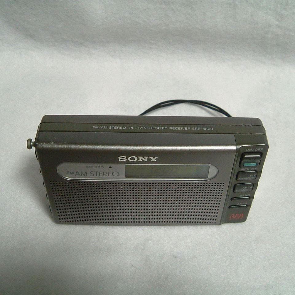 Sony Radios Radio Cassette Players Srf-M100 Fm Am